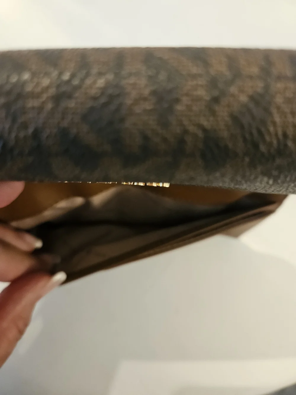 Michael Kors Brown Monogram Wallet